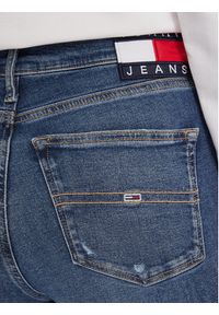 Tommy Jeans Jeansy Nora DW0DW16031 Granatowy Skinny Fit. Kolor: niebieski