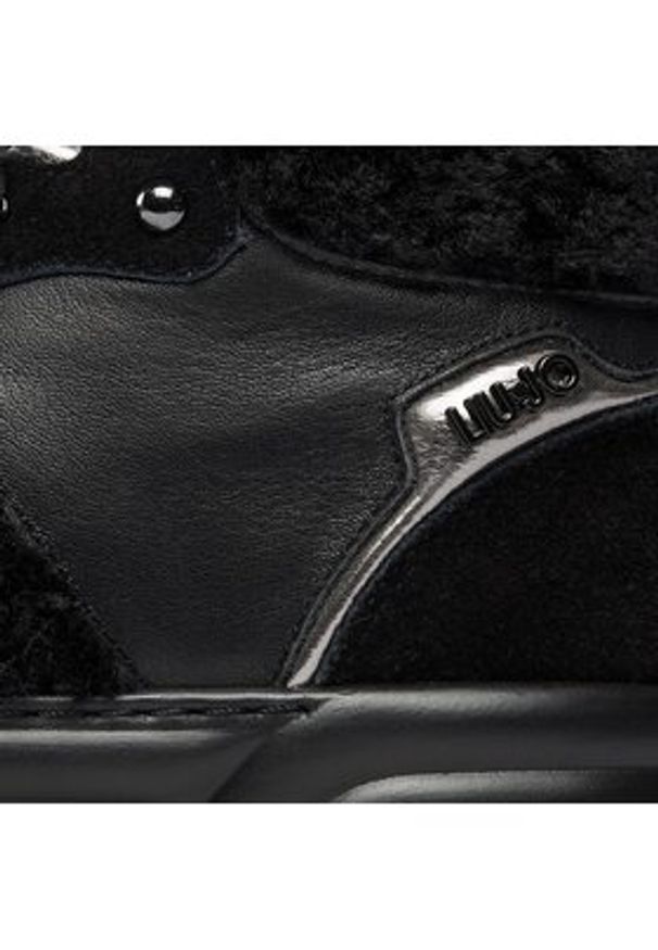 Liu Jo Sneakersy Cleo 22 Warm BF3033 PX389 Czarny. Kolor: czarny. Materiał: skóra