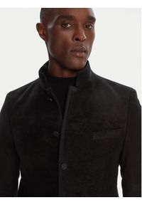 Karl Lagerfeld - KARL LAGERFELD Marynarka Glory 155220 554023 Czarny Regular Fit. Typ kołnierza: dekolt w karo. Kolor: czarny. Materiał: bawełna #2