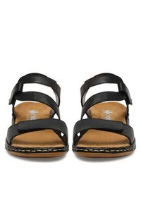 Rieker Sandały CEO-659C7-00 Czarny. Kolor: czarny. Materiał: skóra #7