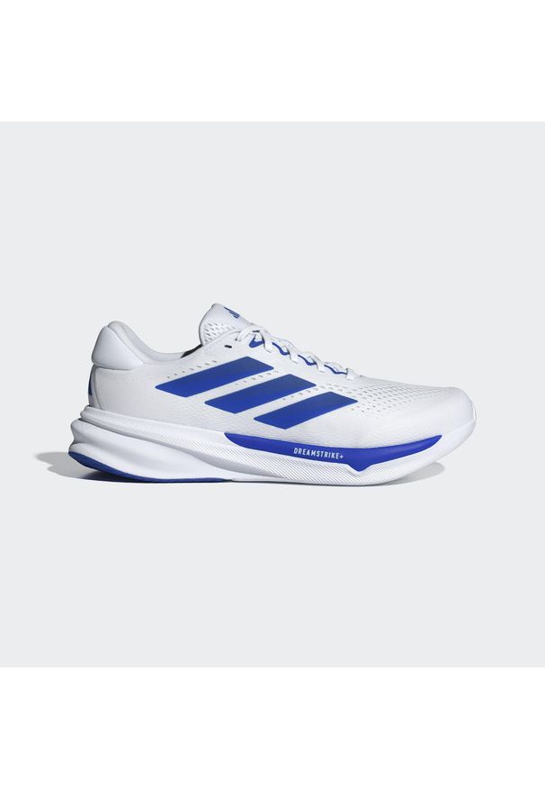 Adidas - Buty Supernova Stride 2 Running. Kolor: szary, niebieski, wielokolorowy, biały. Materiał: materiał. Sport: bieganie