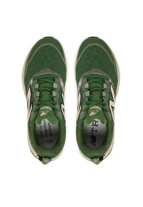 New Balance Buty do biegania Hierro MTHIERE9 Zielony. Kolor: zielony. Materiał: materiał