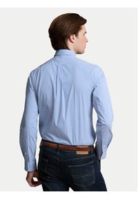 Polo Ralph Lauren Koszula 710929344001 Niebieski Slim Fit. Typ kołnierza: polo. Kolor: niebieski. Materiał: bawełna #5