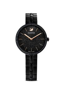 Swarovski - Zegarek COSMOPOLITAN. Kolor: czarny. Materiał: materiał