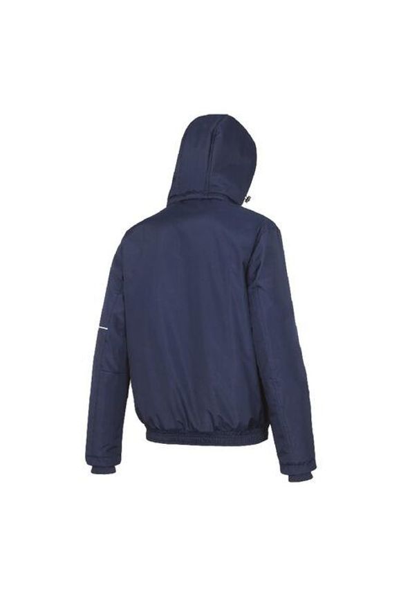 Kurtka sportowa dla dzieci Mizuno Team trad bomber. Kolor: niebieski