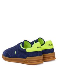 Polo Ralph Lauren Sneakersy Hrt Aera Pp Sk Ltl 809P06951002 Granatowy. Kolor: niebieski. Materiał: skóra, zamsz #5
