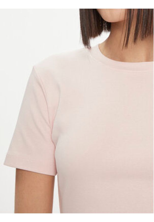 TOMMY HILFIGER - Tommy Hilfiger T-Shirt New Cody WW0WW40587 Różowy Slim Fit. Kolor: różowy. Materiał: bawełna