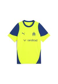 Puma - Koszulka treningowa dziecięca OM 2025/26. Kolor: żółty. Sport: piłka nożna #1