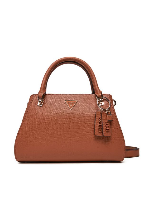 Guess Torebka Noelle II HWZG96 72070 Brązowy. Kolor: brązowy. Materiał: skórzane
