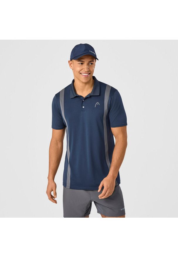 Head - CLUB 25 TECH Polo Shirt Men. Typ kołnierza: polo. Kolor: niebieski