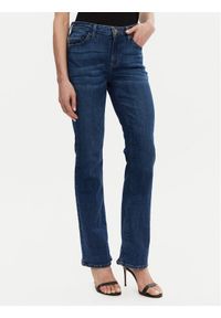Guess Jeansy WBGA58 D4MZ0 Granatowy Straight Leg. Kolor: niebieski