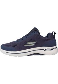 skechers - Tenisówki Skechers Model Go Walk Arch Fit-idyllic Kolor Niebieski. Kolor: niebieski. Materiał: syntetyk, tkanina, materiał