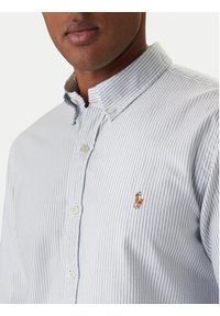 Polo Ralph Lauren Koszula Core Replen 710549084 Niebieski Slim Fit. Typ kołnierza: polo. Kolor: niebieski. Materiał: bawełna #8