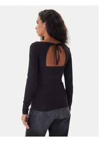 Tommy Jeans Bluzka DW0DW21548 Czarny Slim Fit. Kolor: czarny. Materiał: bawełna #2