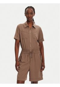 Liu Jo Sport Kombinezon TA5145 TS922 Brązowy Regular Fit. Kolor: brązowy. Materiał: syntetyk. Styl: sportowy #1