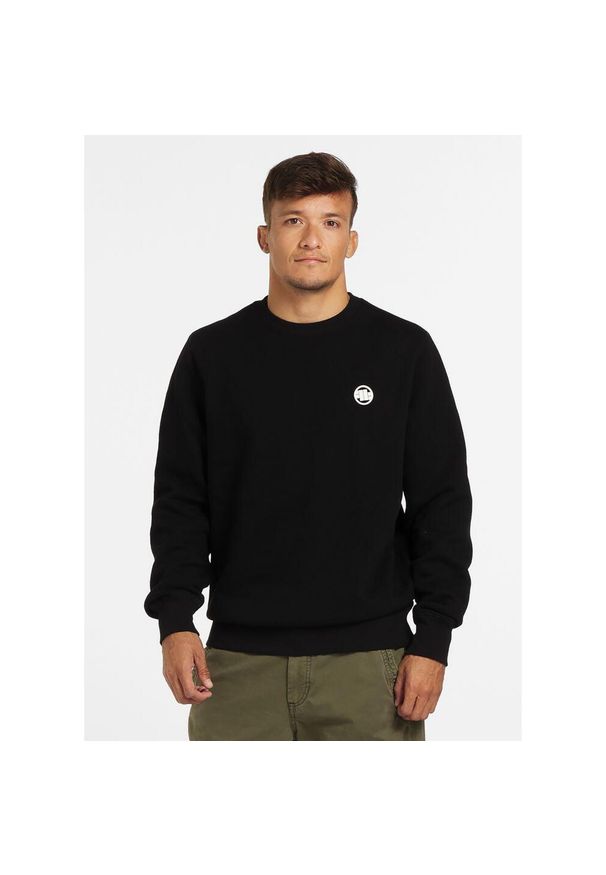 PITBULL - Bluza męska Pitbull Small Logo. Kolor: czarny. Sport: fitness