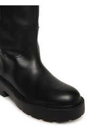 Tommy Jeans Botki Tjw Leather Mid Tubular Boot EN0EN02834 Czarny. Kolor: czarny. Materiał: skóra #4