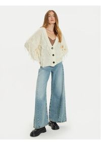 ViCOLO Jeansy DS0114 Niebieski Wide Leg. Kolor: niebieski #3