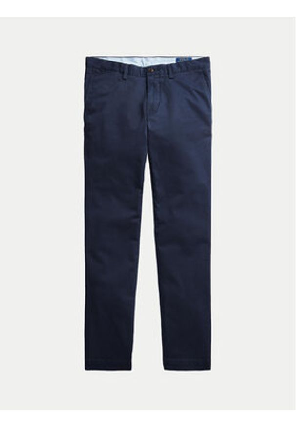 Polo Ralph Lauren Chinosy 710778778002 Granatowy Slim Fit. Kolor: niebieski. Materiał: bawełna