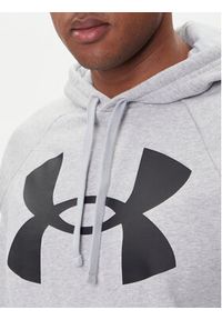 Under Armour Bluza Ua Rival 1357093 Szary Regular Fit. Kolor: szary. Materiał: bawełna #4