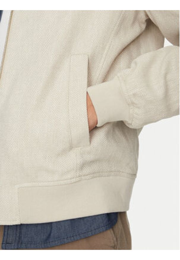 Guess Kurtka bomber M5GL24 WH720 Beżowy Regular Fit. Kolor: beżowy. Materiał: bawełna