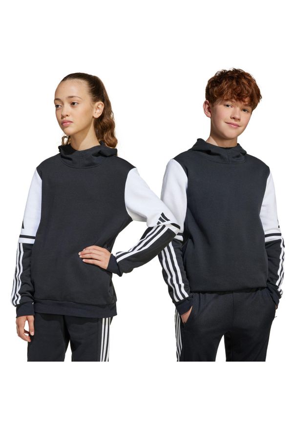 Adidas - Bluza dla dzieci adidas Squadra 25 Sweat Hoody. Kolor: biały, wielokolorowy, czarny