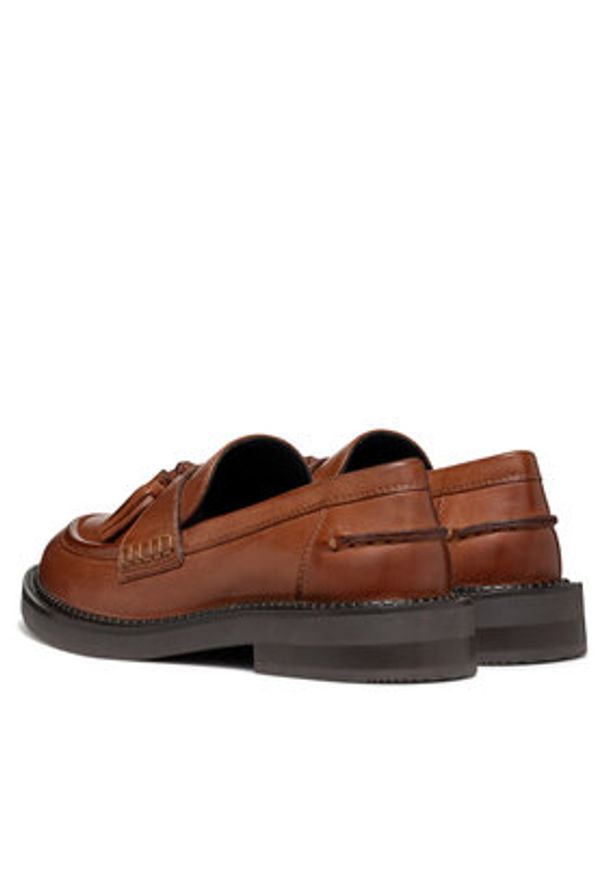 Geox Loafersy D Serilda D46WYH 00043 C6002 Brązowy. Kolor: brązowy. Materiał: skóra