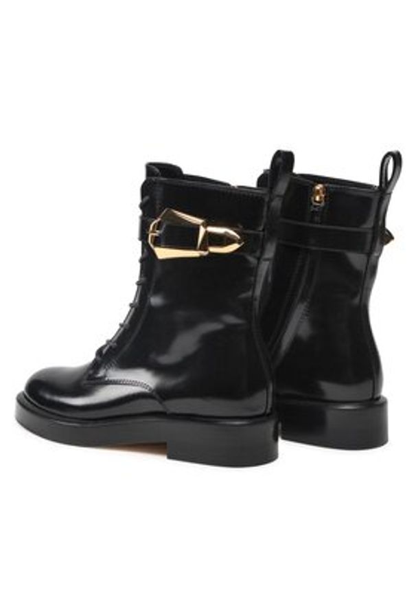 Alberta Ferretti Botki 22251A6101 8005 Czarny. Kolor: czarny. Materiał: skóra