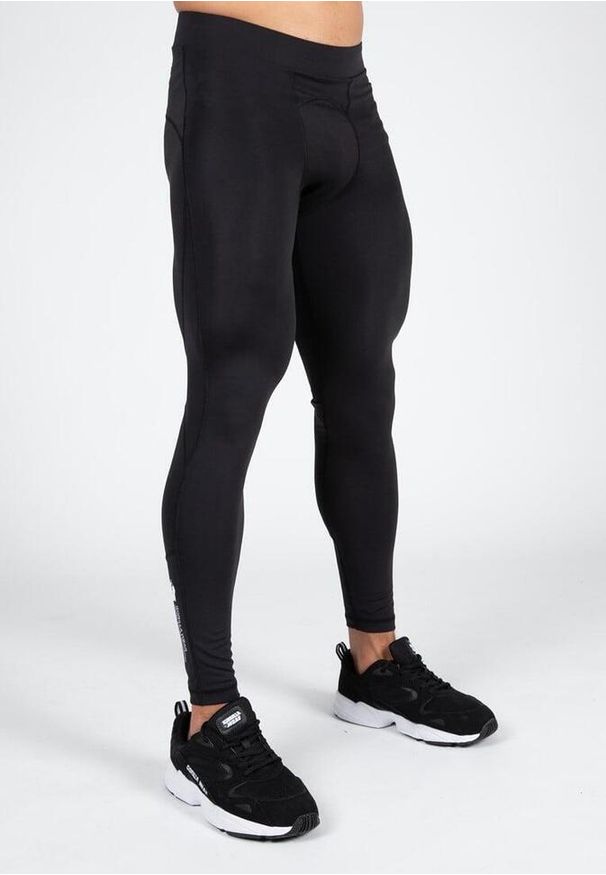 GORILLA WEAR - Winchester Rajstopy męskie - Czarny. Kolor: czarny. Sport: fitness