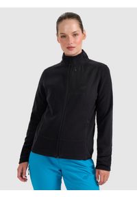4f - 4F Polar ze stójką Polartec regular damski - czarny S. Typ kołnierza: kołnierzyk stójkowy. Kolor: czarny. Materiał: polar. Technologia: Primaloft. Sport: wspinaczka, turystyka piesza #1