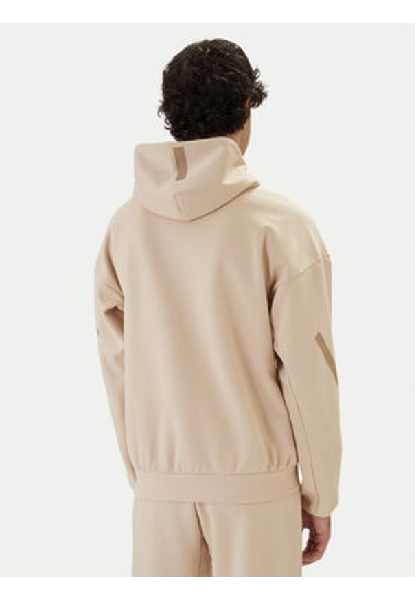 Adidas - adidas Bluza Z.N.E. KE4680 Beżowy Regular Fit. Kolor: beżowy. Materiał: bawełna