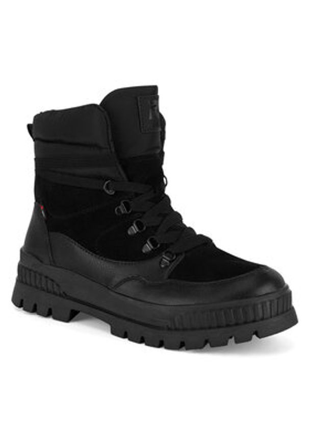 Rieker Revolution Lifestyle Botki W2171-00 Czarny. Kolor: czarny. Materiał: skóra