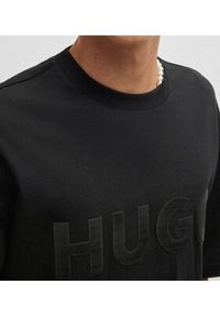 Hugo - HUGO T-Shirt Dinkee 50525765 Czarny Oversize. Kolor: czarny. Materiał: bawełna #3