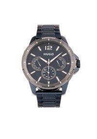 Hugo - Zegarek HUGO. Kolor: niebieski. Styl: sportowy