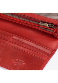 Wittchen - Damski portfel skórzany z herbem duży czerwony. Kolor: czerwony. Materiał: skóra #4