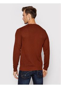 Stenströms Sweter 420096 1355 Bordowy Regular Fit. Kolor: czerwony. Materiał: wełna #3