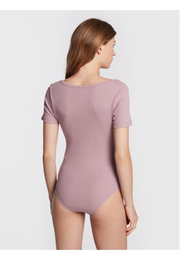 Brave Soul Body LBS-544GEORGIAMA Fioletowy Regular Fit. Kolor: fioletowy. Materiał: bawełna