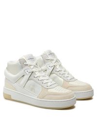 Calvin Klein Jeans Sneakersy Basket Cupsole High Mix Ml Mtr YW0YW01489 Biały. Kolor: biały #6