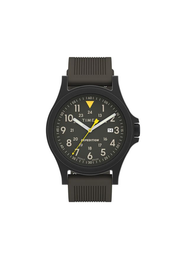 Timex Zegarek Acadia TW4B30000 Khaki. Kolor: brązowy