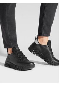 ecco - ECCO Sneakersy Gruuv Gtx GORE-TEX 21823301001 Czarny. Kolor: czarny. Materiał: skóra. Technologia: Gore-Tex #7
