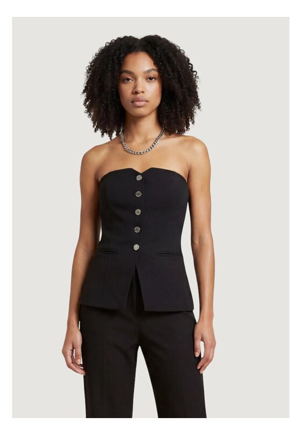 Morgan Top 251-CLODI.F Czarny Regular Fit. Kolor: czarny. Materiał: syntetyk