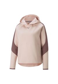 Damska bluza z kapturem Puma Evostripe. Typ kołnierza: kaptur. Kolor: różowy. Sport: fitness #1