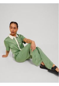 JJXX Spodnie materiałowe 12200161 Zielony Loose Fit. Kolor: zielony. Materiał: materiał #7