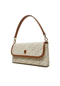 TOMMY HILFIGER - Tommy Hilfiger Torebka AW0AW17341 Beżowy. Kolor: beżowy. Materiał: skórzane #3