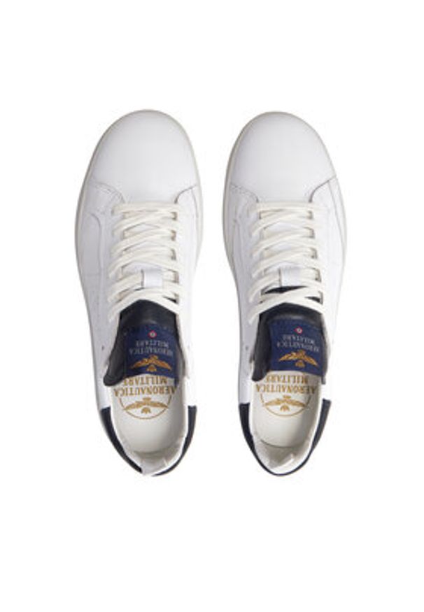Aeronautica Militare Sneakersy 241SC268DPL212 Biały. Kolor: biały. Materiał: skóra