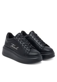 Karl Lagerfeld - KARL LAGERFELD Sneakersy Anakapri KL63513 Czarny. Kolor: czarny. Materiał: skóra #6