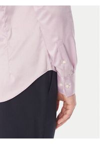 Calvin Klein Koszula LV019EU035 Różowy Slim Fit. Kolor: różowy. Materiał: bawełna #4
