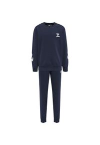 Dziecięcy dres Hummel Venti. Okazja: na uczelnię. Kolor: niebieski. Materiał: dresówka. Styl: elegancki, sportowy #1