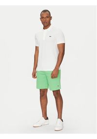 Lacoste Szorty sportowe GH9627 Zielony Regular Fit. Kolor: zielony. Materiał: bawełna. Styl: sportowy #5