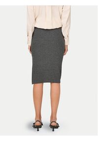only - ONLY Spódnica ołówkowa Emma 15233600 Szary Slim Fit. Kolor: szary. Materiał: syntetyk, wiskoza